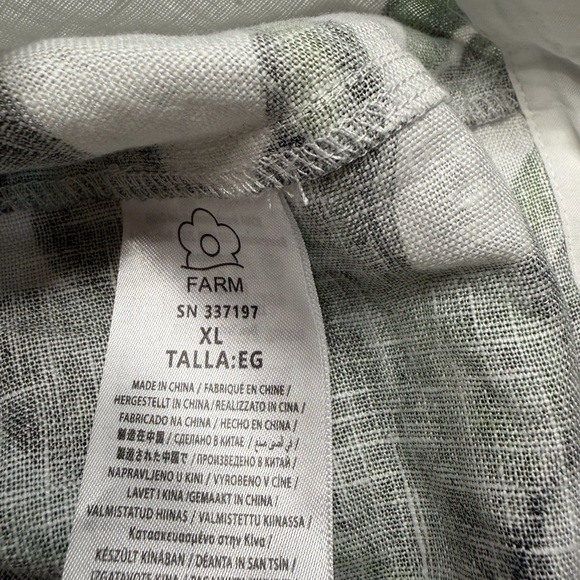 New Farm Rio Midnight McCaw Fiesta Floral Linen Blend Mini Dress - Picture 11 of 11